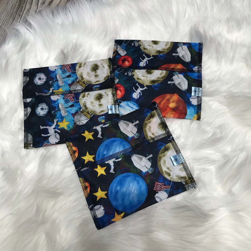 Space Themed reusable snack bag